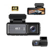 4K 3.2 Inch Dual Lens Front and Rear MINI Car Black Box Car Video Dvr Dash Cam With Wifi GPS FHD Night Vision Auto Electronic